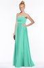 ColsBM Shelby Seafoam Green Glamorous Empire Sleeveless Chiffon Ruching Bridesmaid Dresses