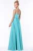 ColsBM Shelby Turquoise Glamorous Empire Sleeveless Chiffon Ruching Bridesmaid Dresses