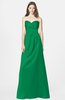 ColsBM Briley Green Modest Fit-n-Flare Sweetheart Sleeveless Chiffon Floor Length Bridesmaid Dresses