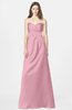 ColsBM Briley Light Coral Modest Fit-n-Flare Sweetheart Sleeveless Chiffon Floor Length Bridesmaid Dresses