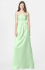 ColsBM Briley Light Green Modest Fit-n-Flare Sweetheart Sleeveless Chiffon Floor Length Bridesmaid Dresses
