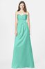 ColsBM Briley Mint Green Modest Fit-n-Flare Sweetheart Sleeveless Chiffon Floor Length Bridesmaid Dresses