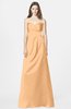 ColsBM Briley Salmon Buff Modest Fit-n-Flare Sweetheart Sleeveless Chiffon Floor Length Bridesmaid Dresses