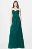 ColsBM Briley Shaded Spruce Modest Fit-n-Flare Sweetheart Sleeveless Chiffon Floor Length Bridesmaid Dresses