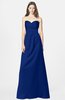 ColsBM Briley Sodalite Blue Modest Fit-n-Flare Sweetheart Sleeveless Chiffon Floor Length Bridesmaid Dresses