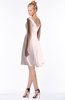 ColsBM Chloe Angel Wing Classic Fit-n-Flare Zip up Chiffon Knee Length Ruching Bridesmaid Dresses