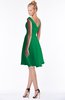 ColsBM Chloe Jelly Bean Classic Fit-n-Flare Zip up Chiffon Knee Length Ruching Bridesmaid Dresses
