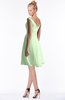 ColsBM Chloe Seacrest Classic Fit-n-Flare Zip up Chiffon Knee Length Ruching Bridesmaid Dresses