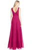 ColsBM Ashlyn Beetroot Purple Luxury A-line V-neck Zip up Floor Length Bridesmaid Dresses