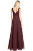 ColsBM Ashlyn Burgundy Luxury A-line V-neck Zip up Floor Length Bridesmaid Dresses