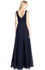 ColsBM Ashlyn Dark Sapphire Luxury A-line V-neck Zip up Floor Length Bridesmaid Dresses