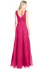ColsBM Ashlyn Fuschia Luxury A-line V-neck Zip up Floor Length Bridesmaid Dresses