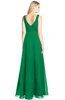 ColsBM Ashlyn Green Luxury A-line V-neck Zip up Floor Length Bridesmaid Dresses