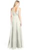 ColsBM Ashlyn Ivory Luxury A-line V-neck Zip up Floor Length Bridesmaid Dresses