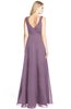 ColsBM Ashlyn Mauve Luxury A-line V-neck Zip up Floor Length Bridesmaid Dresses