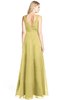 ColsBM Ashlyn Misted Yellow Luxury A-line V-neck Zip up Floor Length Bridesmaid Dresses