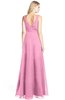 ColsBM Ashlyn Pink Luxury A-line V-neck Zip up Floor Length Bridesmaid Dresses