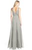 ColsBM Ashlyn Platinum Luxury A-line V-neck Zip up Floor Length Bridesmaid Dresses