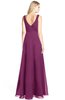 ColsBM Ashlyn Raspberry Luxury A-line V-neck Zip up Floor Length Bridesmaid Dresses