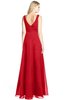 ColsBM Ashlyn Red Luxury A-line V-neck Zip up Floor Length Bridesmaid Dresses