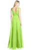 ColsBM Ashlyn Sharp Green Luxury A-line V-neck Zip up Floor Length Bridesmaid Dresses
