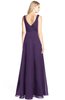 ColsBM Ashlyn Violet Luxury A-line V-neck Zip up Floor Length Bridesmaid Dresses
