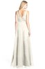 ColsBM Ashlyn Whisper White Luxury A-line V-neck Zip up Floor Length Bridesmaid Dresses