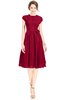 ColsBM Jane Scooter Mature Fit-n-Flare High Neck Zip up Chiffon Bridesmaid Dresses