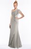ColsBM Hope Ashes Of Roses Gorgeous Trumpet One Shoulder Zip up Chiffon Floor Length Bridesmaid Dresses