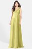 ColsBM Maddison Daffodil Bohemian A-line One Shoulder Zip up Chiffon30 Ruching Bridesmaid Dresses