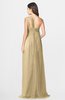 ColsBM Maddison Gold Bohemian A-line One Shoulder Zip up Chiffon30 Ruching Bridesmaid Dresses