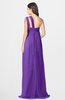 ColsBM Maddison Royal Purple Bohemian A-line One Shoulder Zip up Chiffon30 Ruching Bridesmaid Dresses