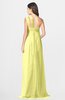ColsBM Maddison Wax Yellow Bohemian A-line One Shoulder Zip up Chiffon30 Ruching Bridesmaid Dresses