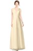 ColsBM Gayle Angora Classic V-neck Sleeveless Floor Length Bow Bridesmaid Dresses