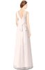 ColsBM Gayle Rosewater Pink Classic V-neck Sleeveless Floor Length Bow Bridesmaid Dresses