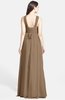 ColsBM Adele Bronze Brown Classic Thick Straps Zip up Chiffon30 Floor Length Ribbon Bridesmaid Dresses