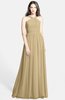 ColsBM Adele Curds & Whey Classic Thick Straps Zip up Chiffon30 Floor Length Ribbon Bridesmaid Dresses