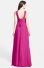 ColsBM Adele Hot Pink Classic Thick Straps Zip up Chiffon30 Floor Length Ribbon Bridesmaid Dresses