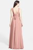 ColsBM Adele Light Coral Classic Thick Straps Zip up Chiffon30 Floor Length Ribbon Bridesmaid Dresses