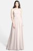 ColsBM Adele Light Pink Classic Thick Straps Zip up Chiffon30 Floor Length Ribbon Bridesmaid Dresses