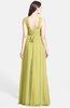 ColsBM Adele Muted Lime Classic Thick Straps Zip up Chiffon30 Floor Length Ribbon Bridesmaid Dresses