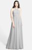 ColsBM Adele Nimbus Cloud Classic Thick Straps Zip up Chiffon30 Floor Length Ribbon Bridesmaid Dresses