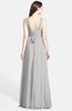 ColsBM Adele Platinum Classic Thick Straps Zip up Chiffon30 Floor Length Ribbon Bridesmaid Dresses