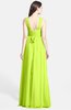 ColsBM Adele Sharp Green Classic Thick Straps Zip up Chiffon30 Floor Length Ribbon Bridesmaid Dresses