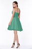 ColsBM Kairi Beryl Green Plain A-line Sleeveless Zip up Chiffon30 Mini Bridesmaid Dresses