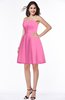 ColsBM Kairi Carnation Pink Plain A-line Sleeveless Zip up Chiffon30 Mini Bridesmaid Dresses