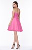 ColsBM Kairi Carnation Pink Plain A-line Sleeveless Zip up Chiffon30 Mini Bridesmaid Dresses