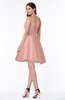 ColsBM Kairi Coral Almond Plain A-line Sleeveless Zip up Chiffon30 Mini Bridesmaid Dresses