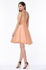 ColsBM Kairi Coral Reef Plain A-line Sleeveless Zip up Chiffon30 Mini Bridesmaid Dresses