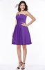ColsBM Kairi Deep Lavender Plain A-line Sleeveless Zip up Chiffon30 Mini Bridesmaid Dresses